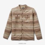 Almond Milk 2286N590 Toro Long Sleeve Sherpa Jacket Reef Men - Image 4