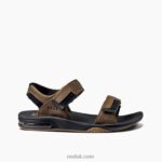 Black/Brown 2286N379 Leather Fanning Baja Reef Men - Image 5