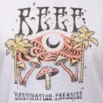 Bright White 2286N268 Poster Child Short Sleeve Crop Tee Reef Women - Image 3