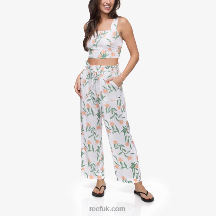 bright_white_2286n291_hope_paperbag_pant_reef_women.jpg Bright White 2286N291 Hope Paperbag Pant Reef Women - Image 1