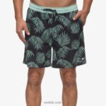Caviar 2286N692 Reno Elastic Waist Board Short 17" Reef Men