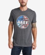 Charcoal Heather 2286N633 Wilson Short Sleeve Tee Reef Men