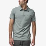 Chinois Green 2286N637 Walker Short Sleeve Polo Reef Men