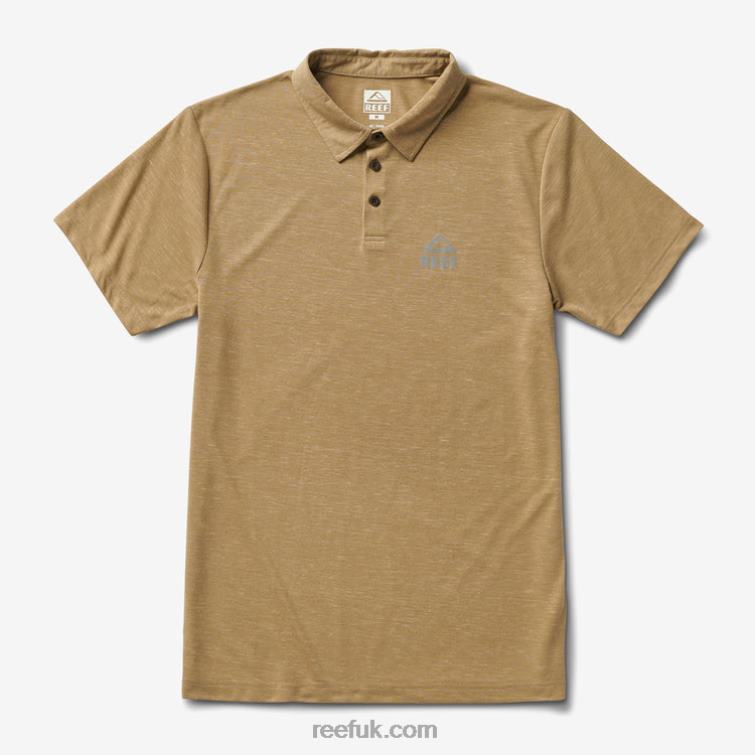 Coriander 2286N658 Piston Tech Short Sleeve Polo Reef Men - Image 2