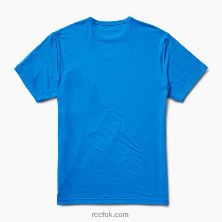 French Blue 2286N598 Smith Short Sleeve Pocket Knit Tee Reef Men - Image 4