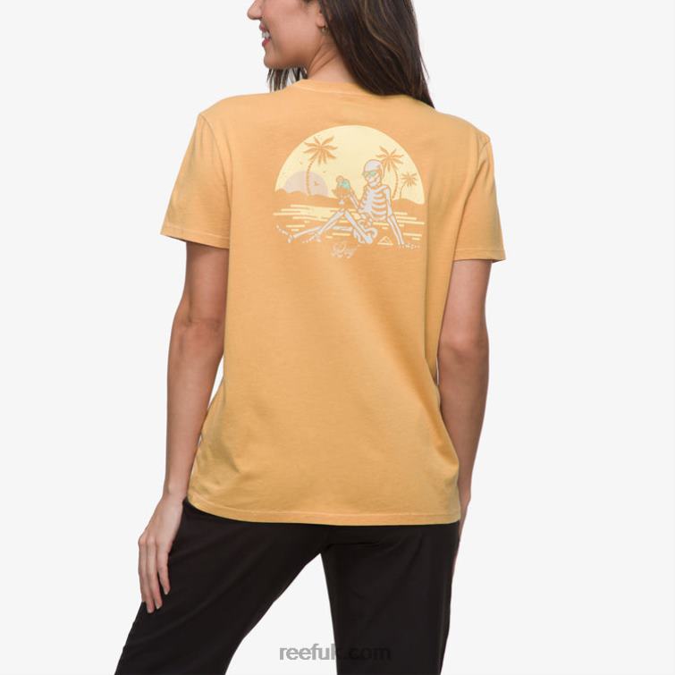 honey_yellow_2286n276_lounge_short_sleeve_tee_reef_women.jpg Honey Yellow 2286N276 Lounge Short Sleeve Tee Reef Women - Image 1