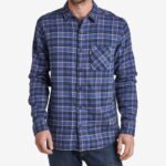 Indigo Blue 2286N650 Kosma Long Sleeve Flannel Shirt Reef Men
