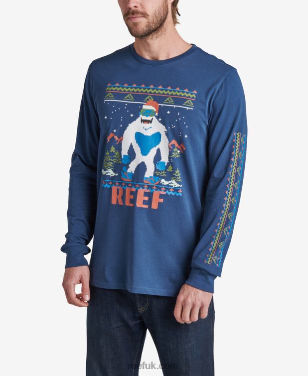 insignia_blue_2286n595_party_animal_long_sleeve_tee_reef_men.jpg Insignia Blue 2286N595 Party Animal Long Sleeve Tee Reef Men - Image 1