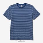 Insignia Blue 2286N609 Rumson Short Sleeve Stripe Tee Reef Men - Image 2