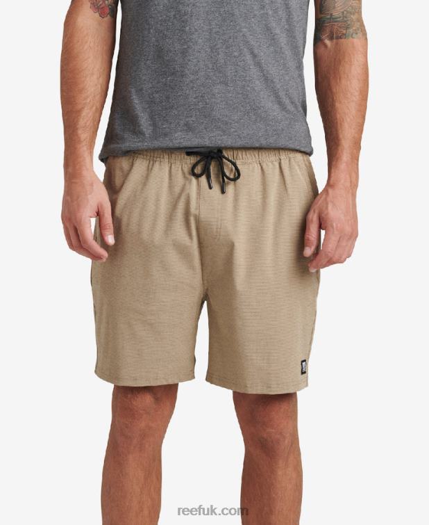 Kelp 2286N675 Fields Elastic Waist Walk Shorts 17" Reef Men - Image 1