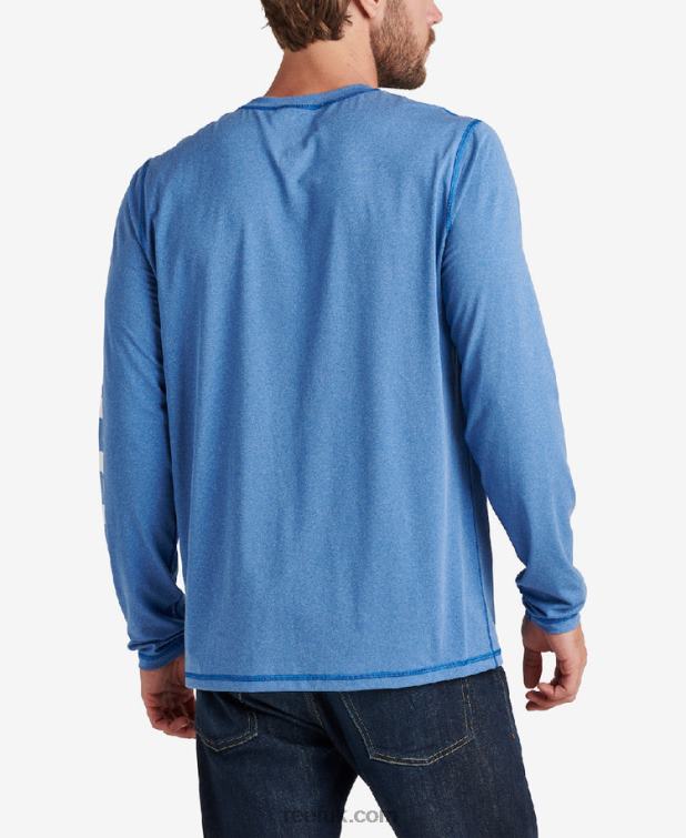 Lapis Blue 2286N602 Yuna Long Sleeve Rash Guard Tee Reef Men - Image 2