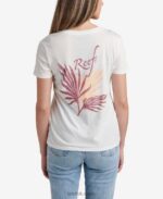 Marshmallow 2286N284 Flower Short Sleeve Tee Reef Women