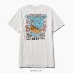 Marshmallow 2286N555 Venturing Short Sleeve Tee Reef Men - Image 3