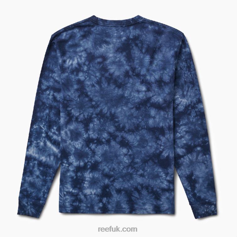 Navy 2286N626 Intel Short Sleeve Tie Dye Tee Reef Men - Image 2