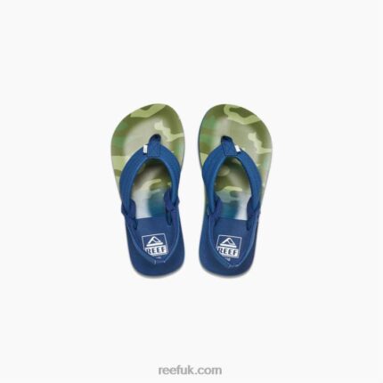 Navy/Camo 2286N833 Little Ahi Reef Kids