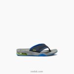 Navy/Lime 2286N859 Kids Fanning Reef - Image 3