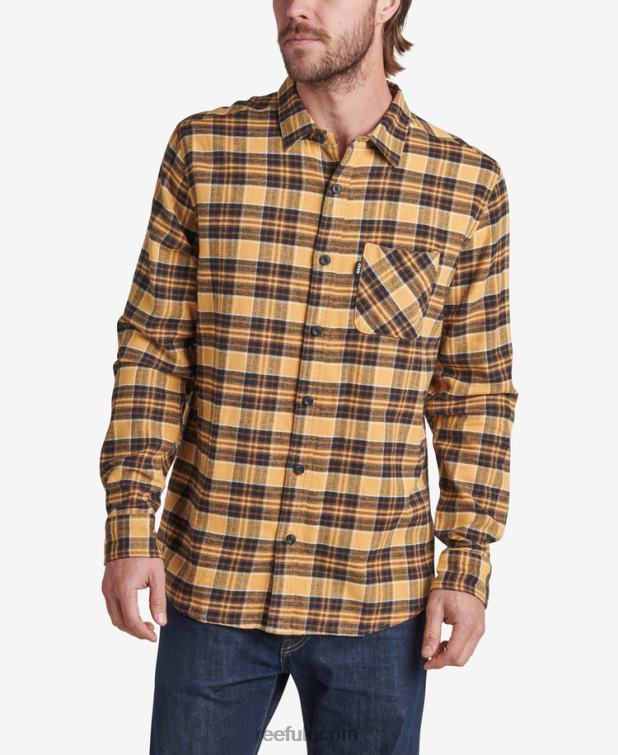 oak_bluff_2286n667_kosma_long_sleeve_flannel_shirt_reef_men.jpg Oak Bluff 2286N667 Kosma Long Sleeve Flannel Shirt Reef Men - Image 1