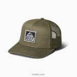 Olive Night 2286N758 Townsend Snapback Trucker Hat Reef Men