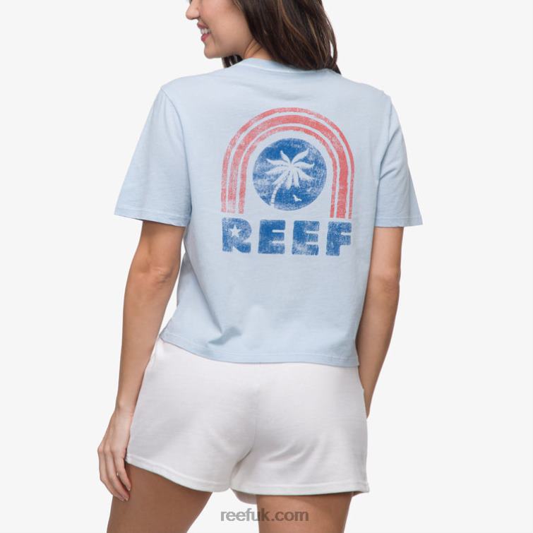 skyway_2286n269_fountains_short_sleeve_crop_tee_reef_women.jpg Skyway 2286N269 Fountains Short Sleeve Crop Tee Reef Women - Image 1