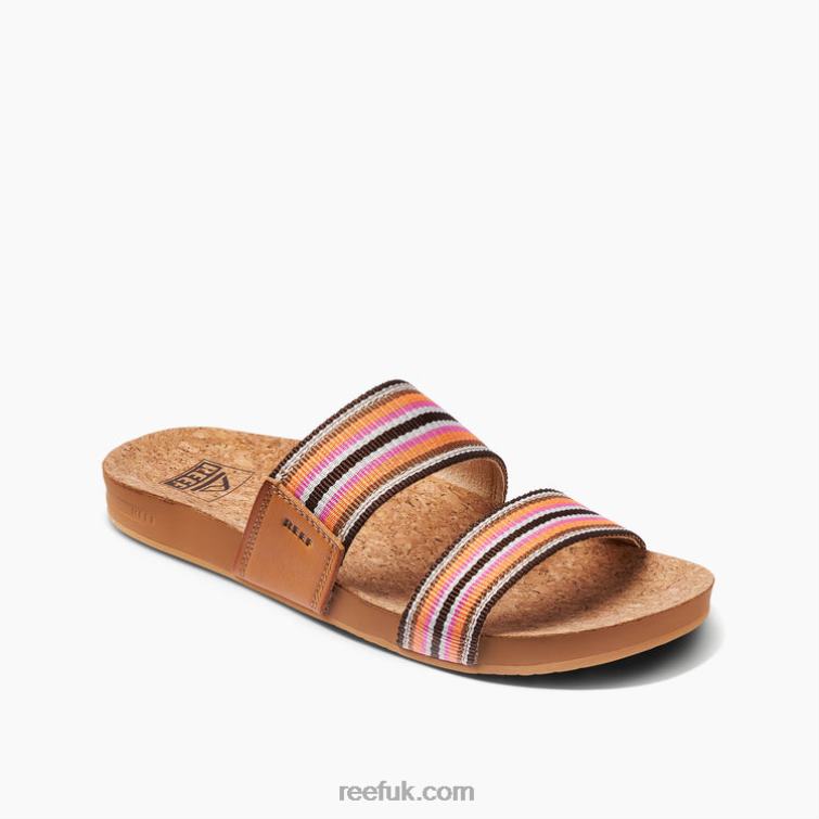 smoothie_stripe_2286n123_cushion_vista_threads_reef_women.jpg Smoothie Stripe 2286N123 Cushion Vista Threads Reef Women - Image 1