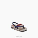 Taupe/Navy 2286N827 Little Fanning Reef Kids - Image 2