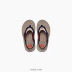 Taupe/Navy 2286N827 Little Fanning Reef Kids