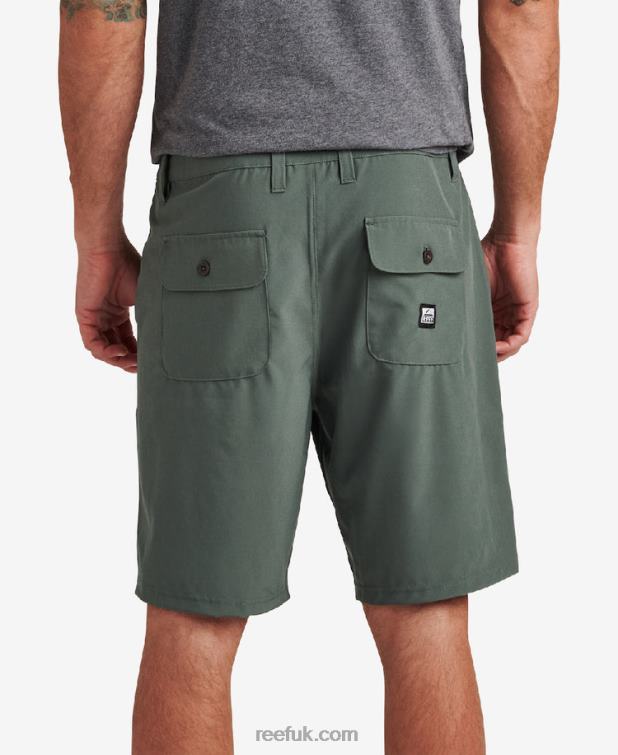 Thyme 2286N673 Medford Hybrid Walk Short 19" Reef Men - Image 2