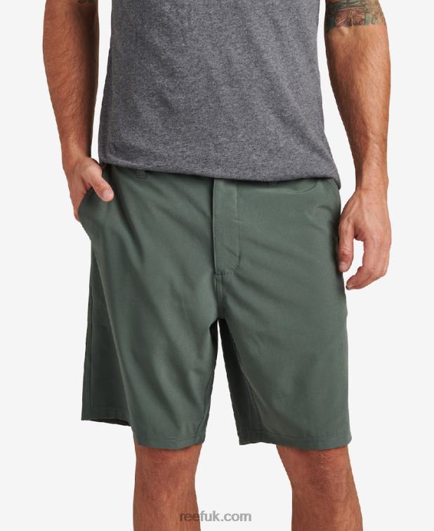 Thyme 2286N673 Medford Hybrid Walk Short 19" Reef Men - Image 1