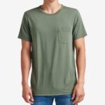 Thyme Green 2286N588 Smith Short Sleeve Pocket Knit Tee Reef Men
