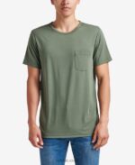 Thyme Green 2286N588 Smith Short Sleeve Pocket Knit Tee Reef Men