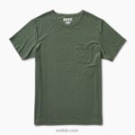 Thyme Green 2286N588 Smith Short Sleeve Pocket Knit Tee Reef Men - Image 3