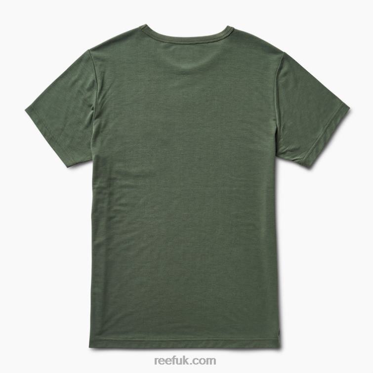 Thyme Green 2286N588 Smith Short Sleeve Pocket Knit Tee Reef Men - Image 4