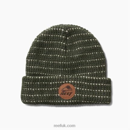 Thyme Green 2286N794 Bernie Cuff Beanie Reef Men