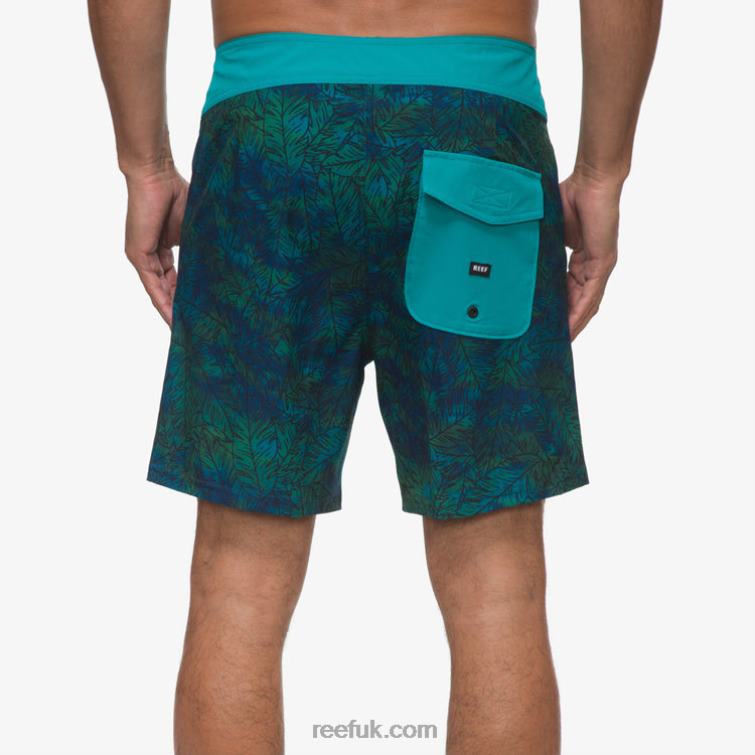 Tile Blue 2286N690 Worley Board Short 17" Reef Men - Image 3