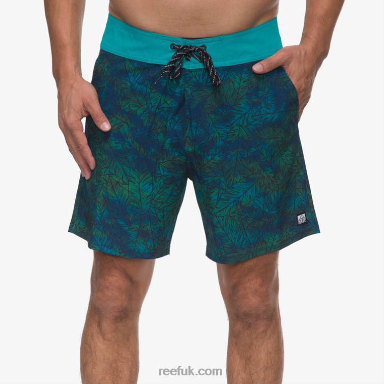 Tile Blue 2286N690 Worley Board Short 17" Reef Men - Image 1
